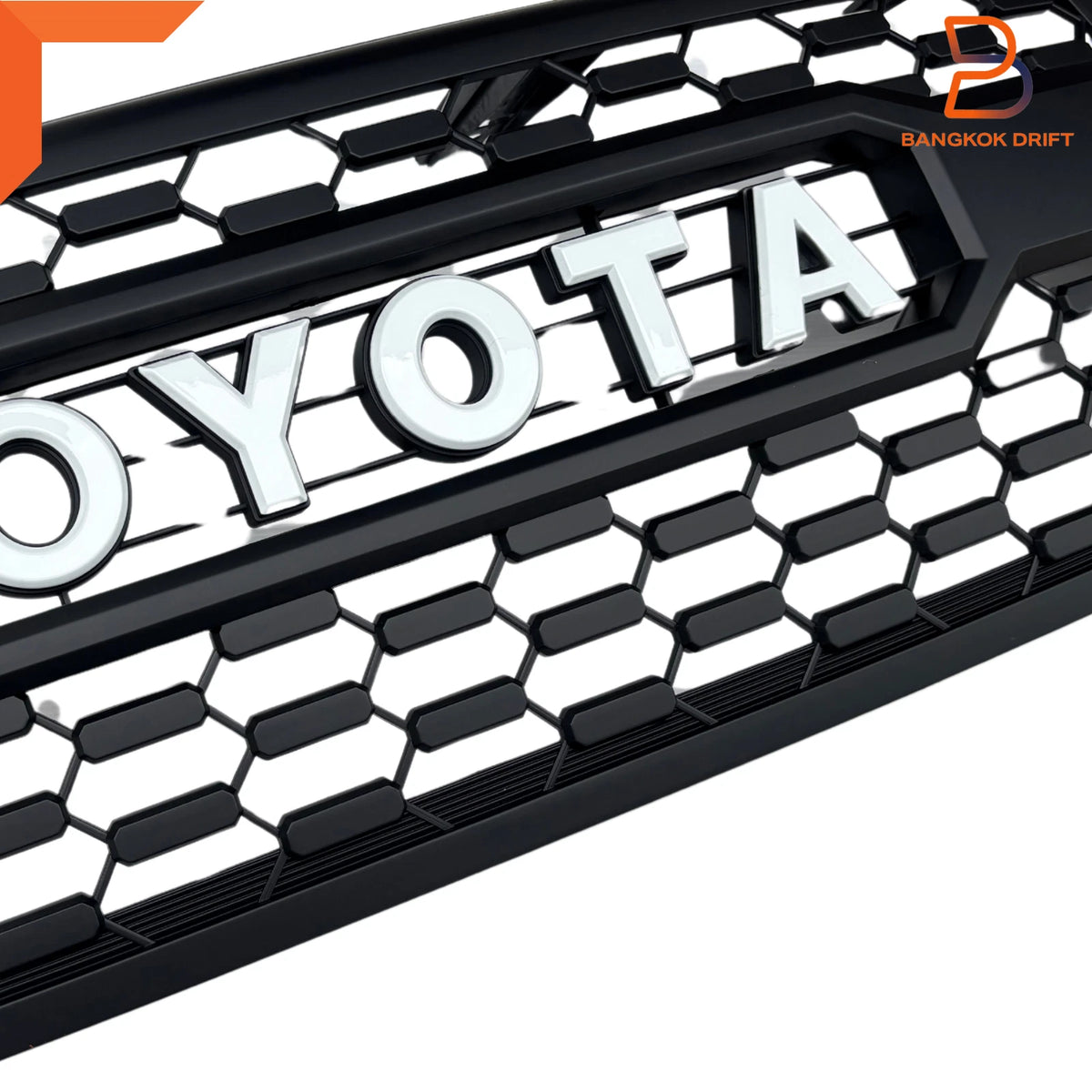 Tundra Style Front Grille White Letter for Toyota Hilux Ute SR5 (2018-2020)