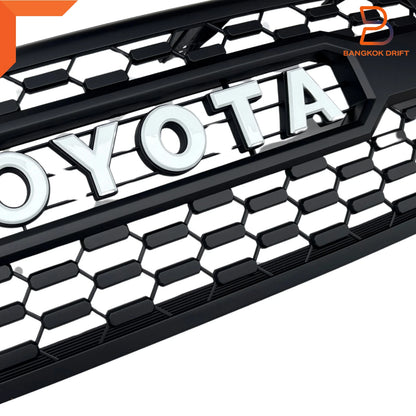 Tundra Style Front Grille White Letter for Toyota Hilux Ute SR5 (2018-2020)