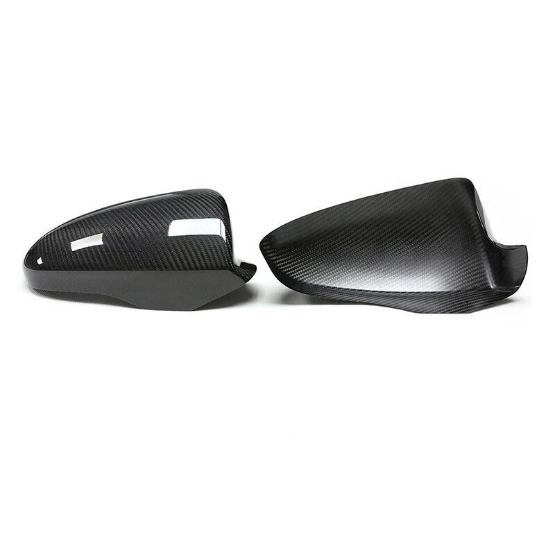 100% Carbon Fiber Add-on Side Mirror Caps Trim For BMW M5 F10 2012-2016 F12 M6