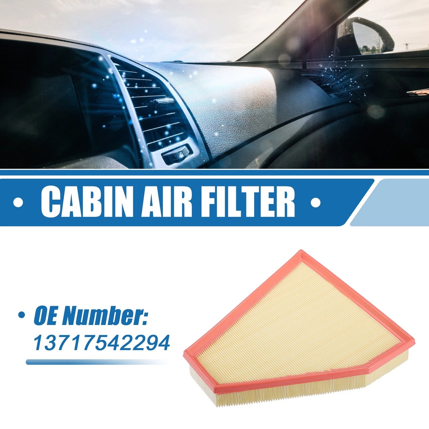 Cabin & Engine Air Filter Set for BMW 128i L6 3.0L (2008-2013)
