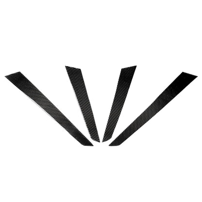 4Pcs Carbon Fiber Door Panel Covers for Mercedes-Benz W204 (2007-2014)