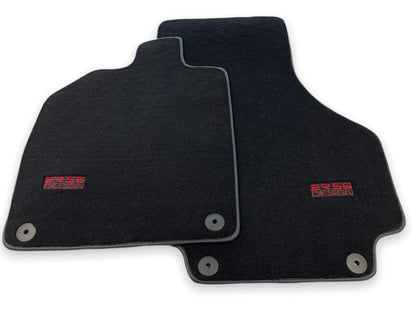Floor Mats for AUDI R8 2015-2023 Black Tailored Carpets ER56 Design