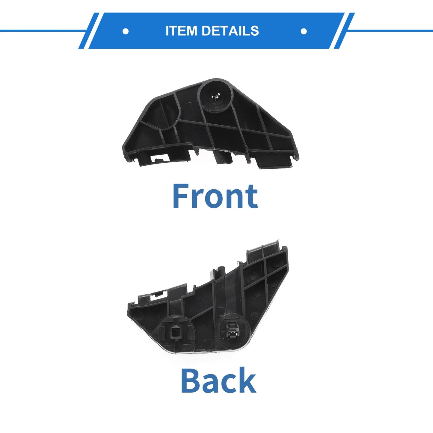 Left Rear Bumper Retainer Bracket for Toyota Corolla (2009-2011)