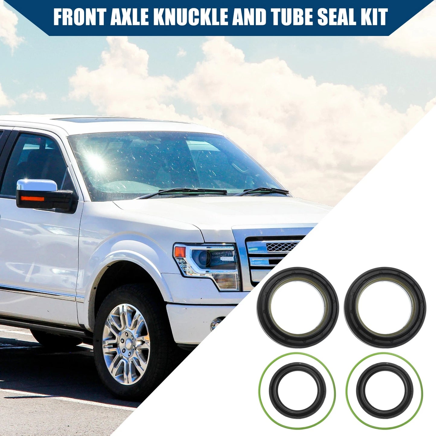 Front Axle Vacuum Tube Seal for Ford Super Duty F250 F350 F450 (1998-2004)