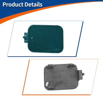 Front Car Bumper Tow Hook Cover for BMW 528i 535i (2011-2016) Dark Green