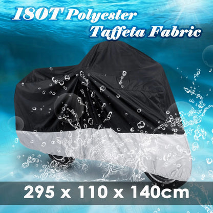 XXXL 180T Motorcycle Cover Waterproof for Harley Davidson Street Glide Touring