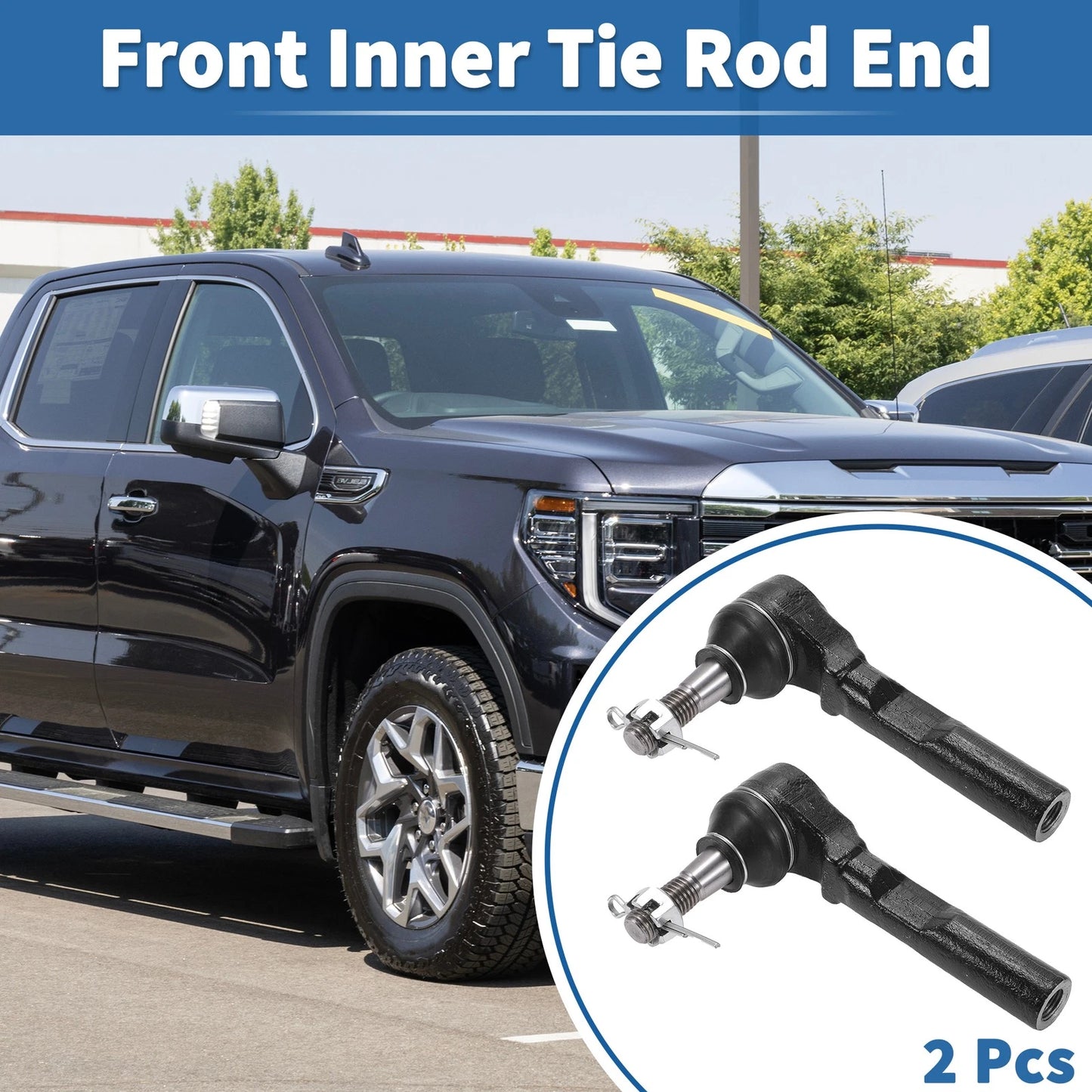Front Outer Tie Rod End Links for GMC Savana 1500 (2003-2014)