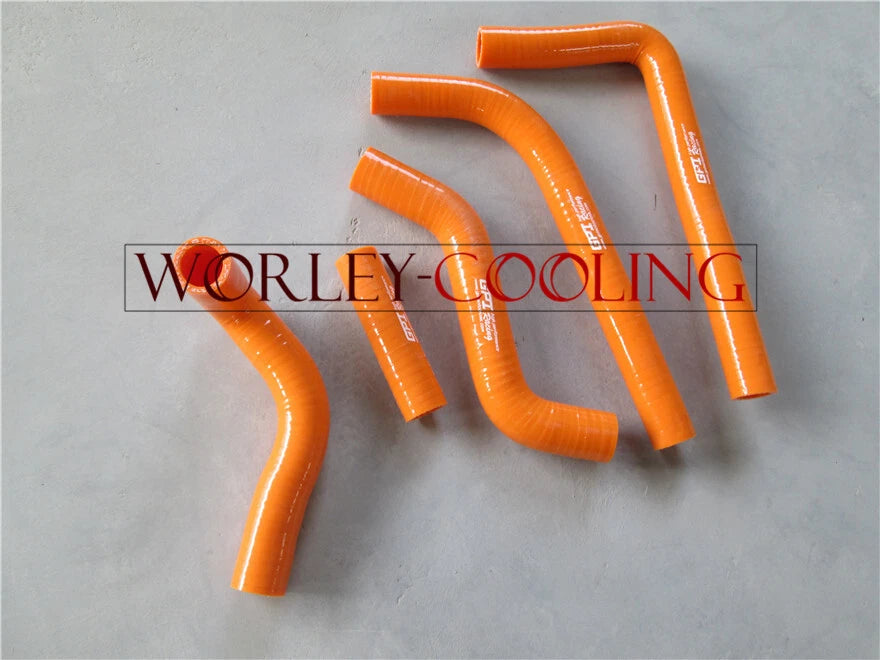 Silicone Radiator Hose for Suzuki RMZ450 (2014-2017) - Orange