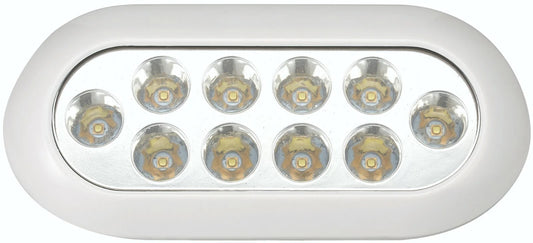 White Underwater LED Light 10x 3W Super Bright 1037 Lumens IP68 Waterproof