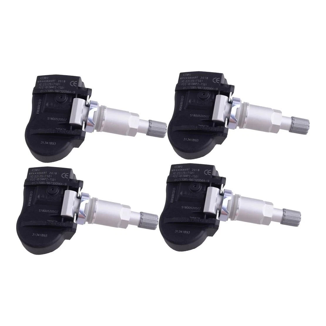 4 x TPMS Tyre Pressure Sensors for Volvo V70 S60 S80 XC70 XC90 (2000-2016)