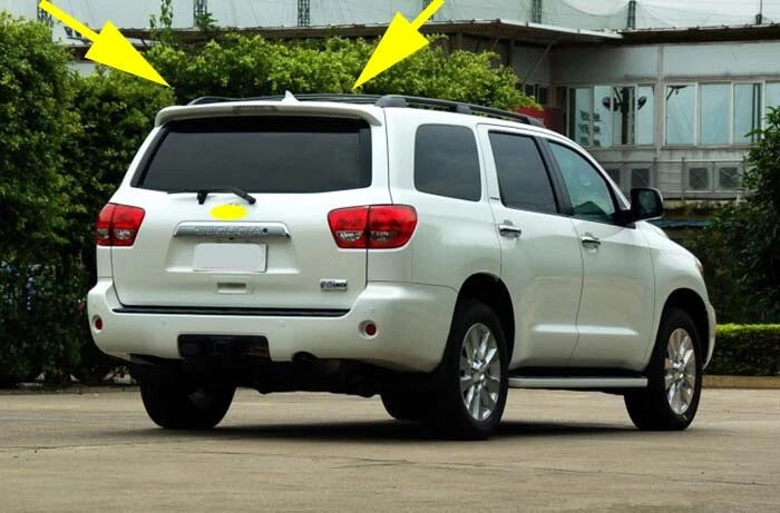 Rear Factory Style Spoiler Wing for 2008-2018 Toyota Sequoia with LED Light