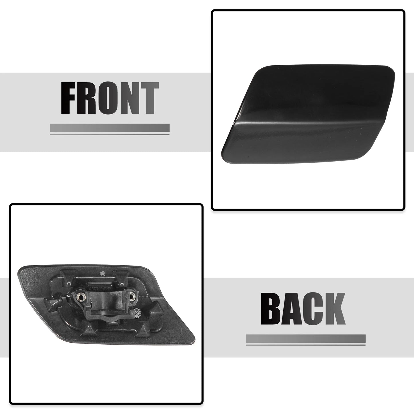 Bumper Headlight Washer Nozzle Cover for BMW E92 E93 (2007-2013)