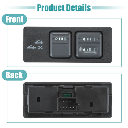 4WD Selector Switch 4x4 Wheel Drive Switch for Chevrolet K1500 (1996-1999)