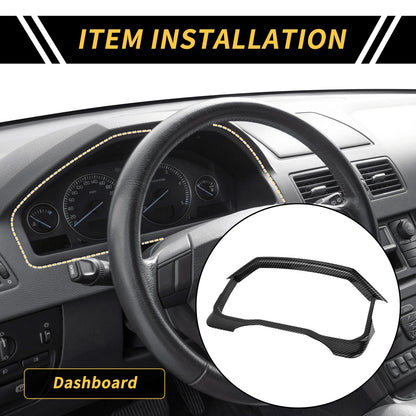 Carbon Fiber Pattern Dashboard Meter Panel Cover for Toyota Tundra (2022–2024)