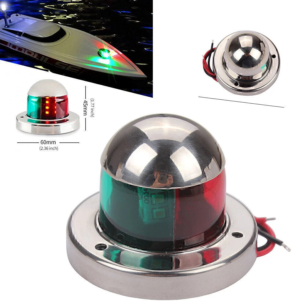 12V LED Navigation Lamp for Marine Boat Yacht Pontoon Port Starboard (N/A)