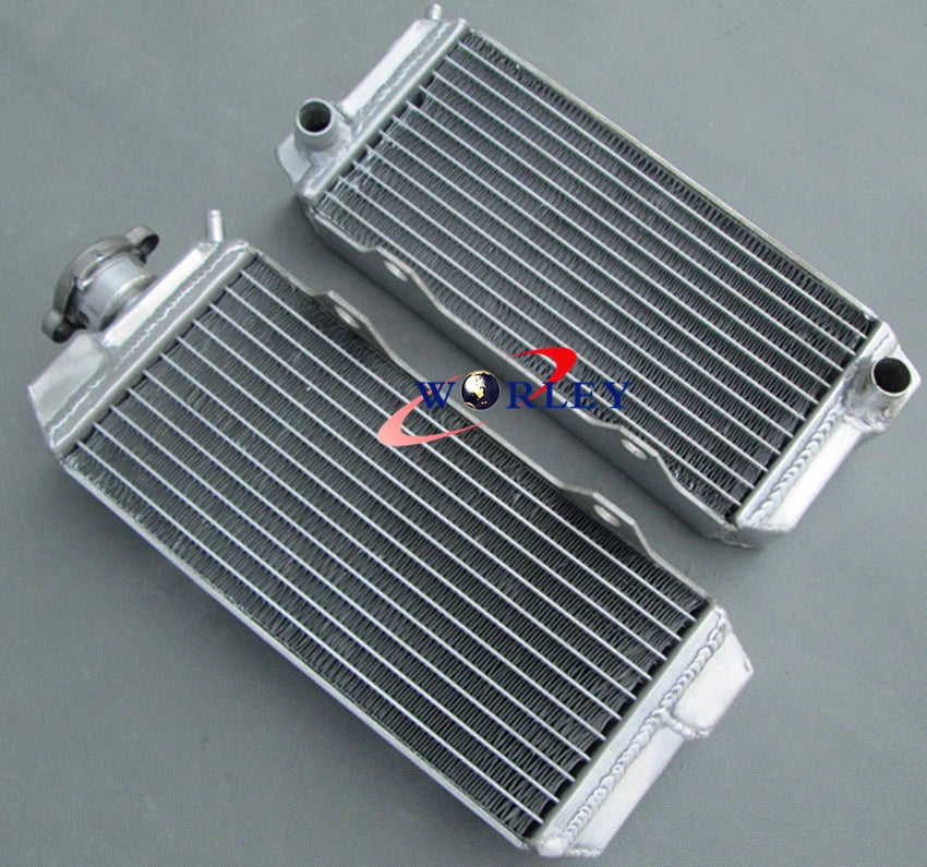 Aluminum Radiator + Red Hose for Honda ATC250R (1985-1986)