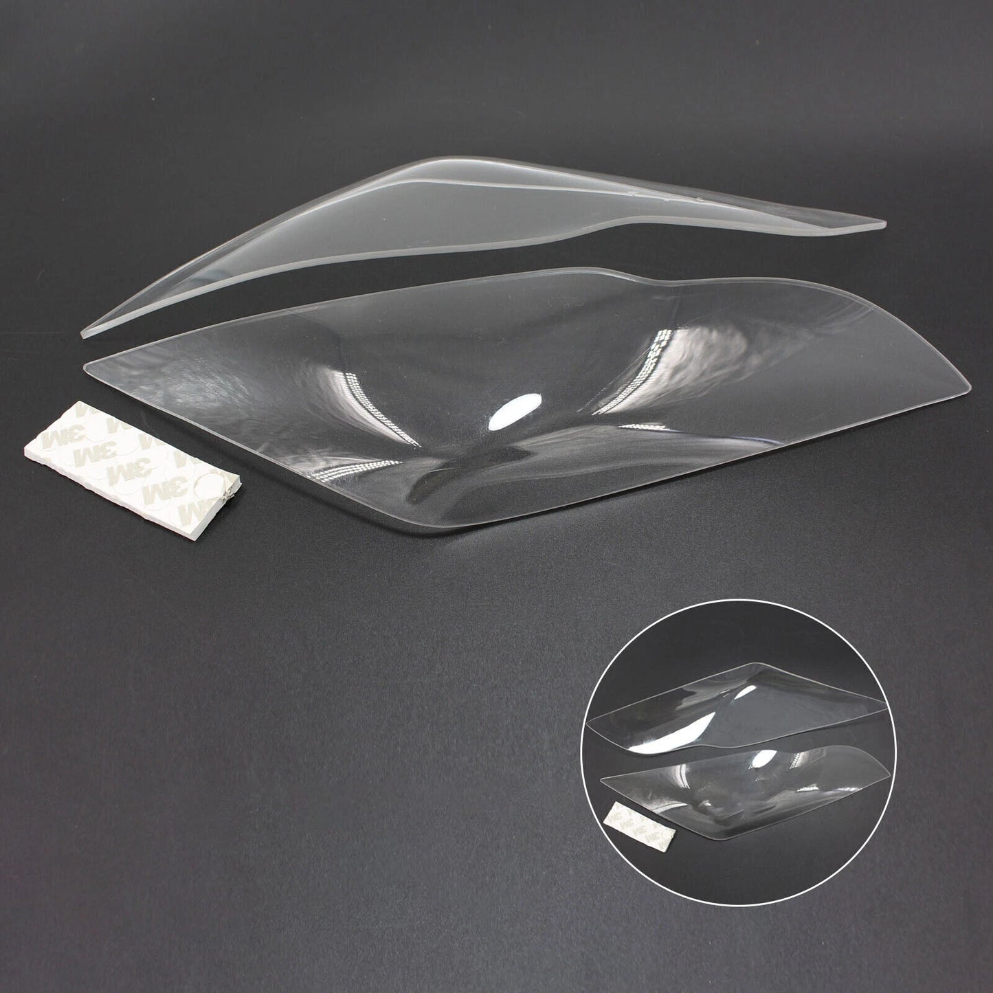 Headlight Glass Protector Cover Clear for Kawasaki ZX-10R (2011-2015)