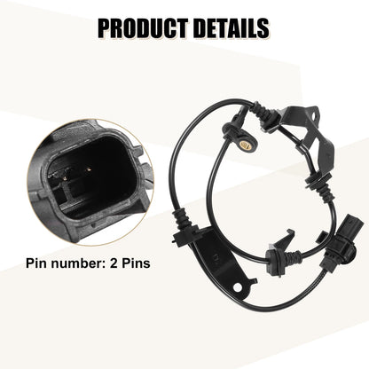 2 x ABS Wheel Speed Sensors for Honda Accord (2013-2017)