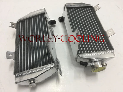Aluminum Radiator for Honda CRF250R CRF 250 R (2014-2015) + Hose Blue