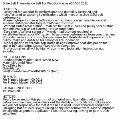 Timing Belt for Piaggio Master 400/500 (2011)