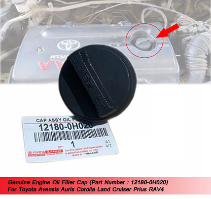 Engine Oil Cap for Toyota Avensis Auris Corolla RAV4 Land Cruiser (2000-2023)