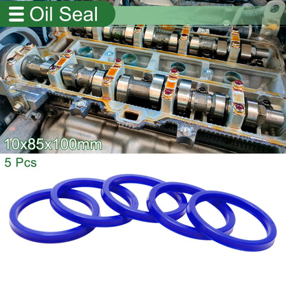 Oil Seal 85x100x10mm 5 Pcs Seal Ring Rotary Shaft for Universal