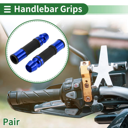7/8" / 22mm / Motorcycle Hand Grips Aluminum Alloy Black Blue for Universal