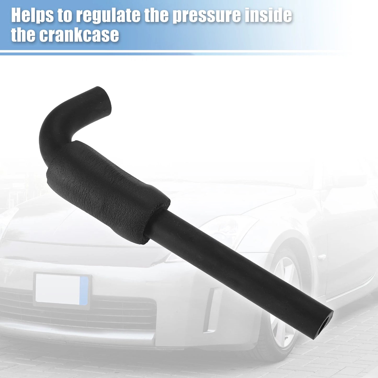 Crankcase Breather PCV Hose for Nissan 350Z (2003-2007) Black
