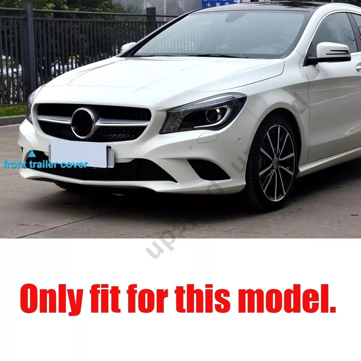 Front Bumper Tow Eye Hook Cover Cap for Mercedes-Benz CLA Coupe (2013–2016)