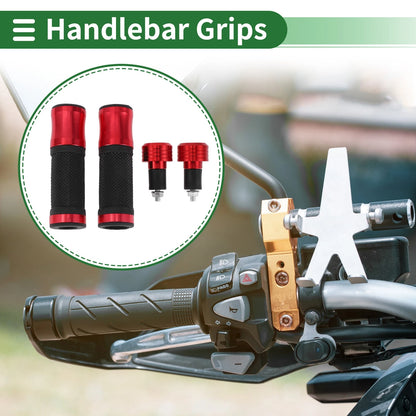 Motorcycle Hand Grips Cover Kit Handlebar Aluminum Alloy