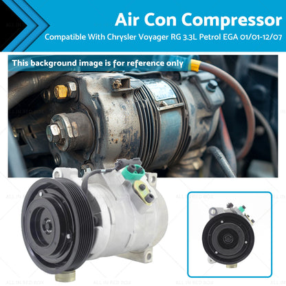 Air Con Compressor for Chrysler Voyager RG 3.3L Petrol (2001-2007)