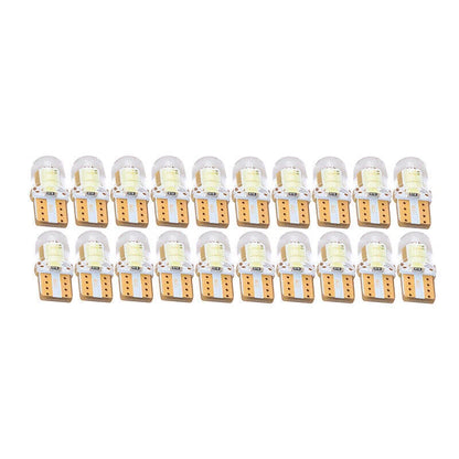 20 x T10 194 168 W5W COB LED License Plate Dome Map Light Bulbs for Auto