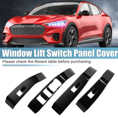 Glass Lift Panel Decorative Stickers for Ford Mustang (2015-2023)