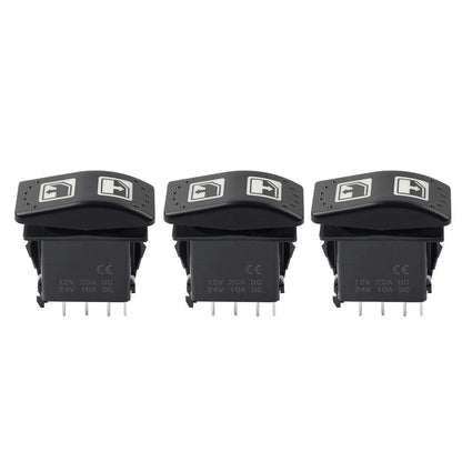 3x Power Window Lift Switch for Can-Am Defender Max HD8 HD10 (2016-2019)