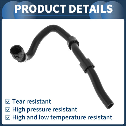Heater Hose for BMW X3 E83 3.0L L6 (2007-2010) - Rubber Black
