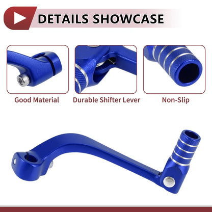 Folding Motorcycle Gear Shifter Lever for Honda CRF110F (2013-2018) Blue 1 x