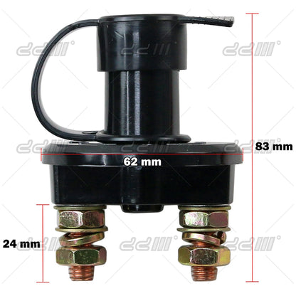 Battery Isolator Switch for 4WD Electric Winch (12V-24V)