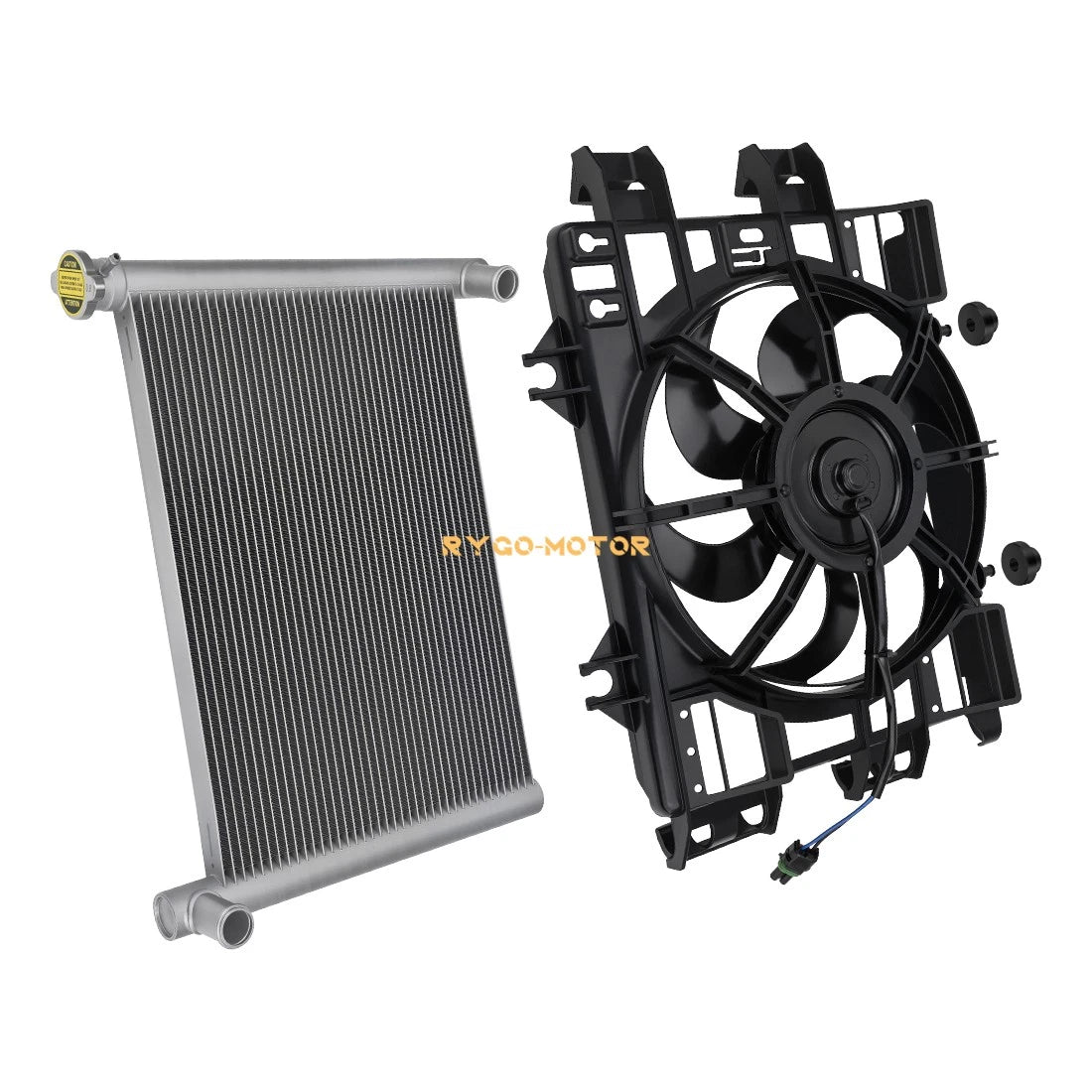 Aluminum Radiator + Cooling Fan Assembly for Polaris Sportsman 550 850 (2009–2025)