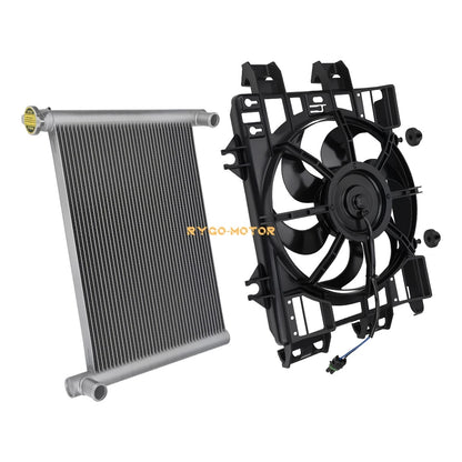 Aluminum Radiator + Cooling Fan Assembly for Polaris Sportsman 550 850 (2009–2025)