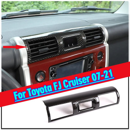 ABS Carbon Center Air Outlet Cover Trim for Toyota FJ Cruiser (2007-2014)