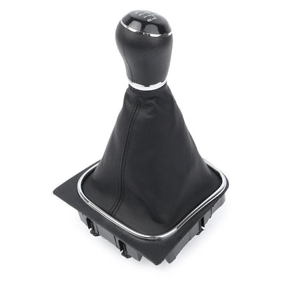 5 Speed Gear Shift Knob & Boot Gaiter Cover for VW Golf MK5 MK6 (2003-2014)