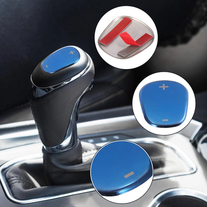 Gear Shift Knob Cover Sticker for Chevrolet Equinox (2018-2020) Blue