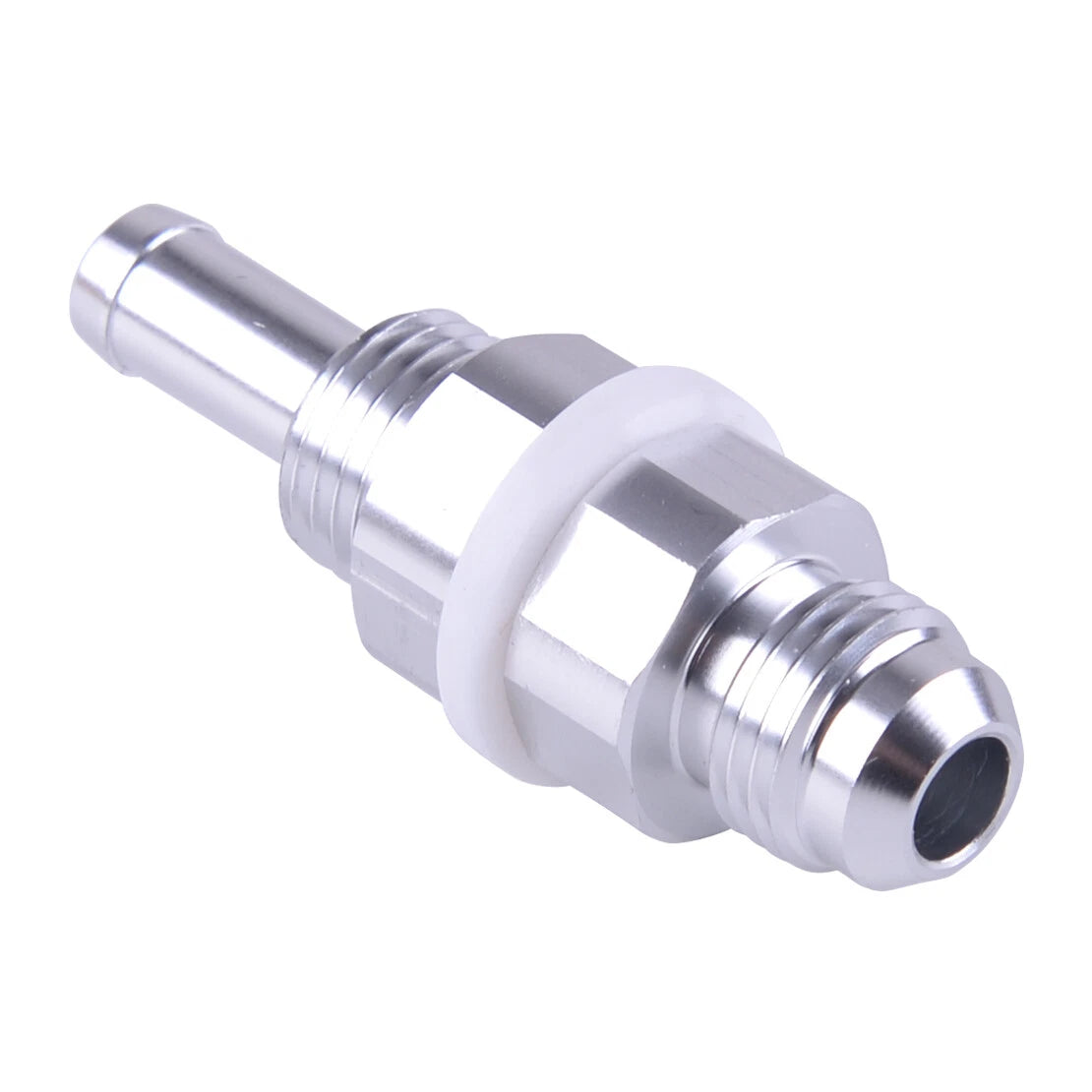 AN6 Male Flare Bulkhead to 5/16 Hose Barb Fitting for Fuel Tanks & Cells