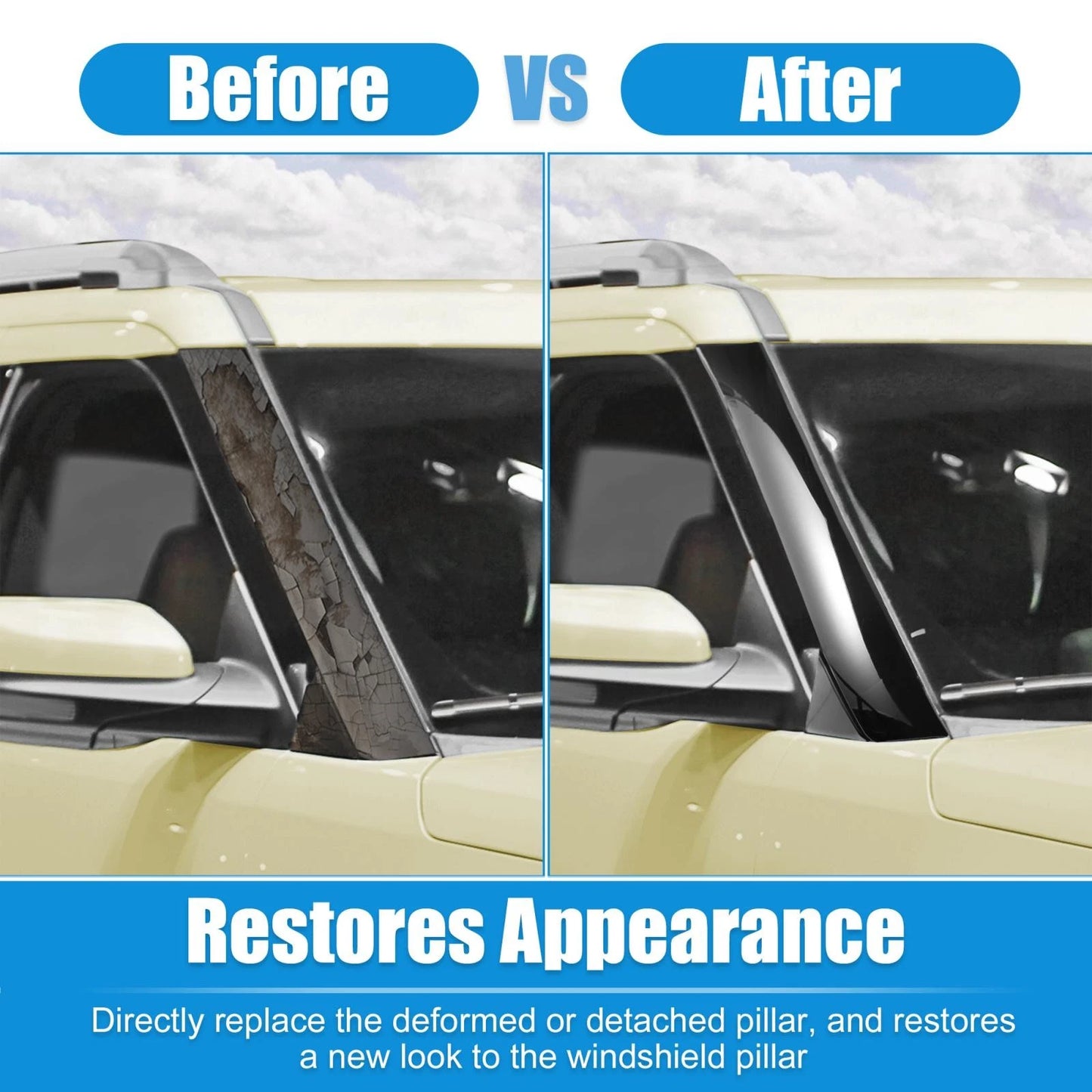 Windshield A-Pillar Trim Panel for Ford Explorer (2011-2019)