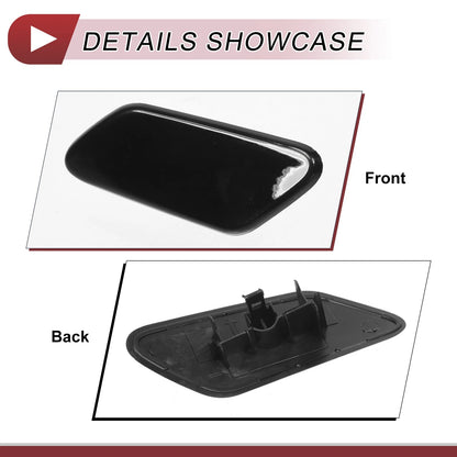 Front Left Washer Nozzle Cover for Subaru XV Crosstrek (2018-2020) Black
