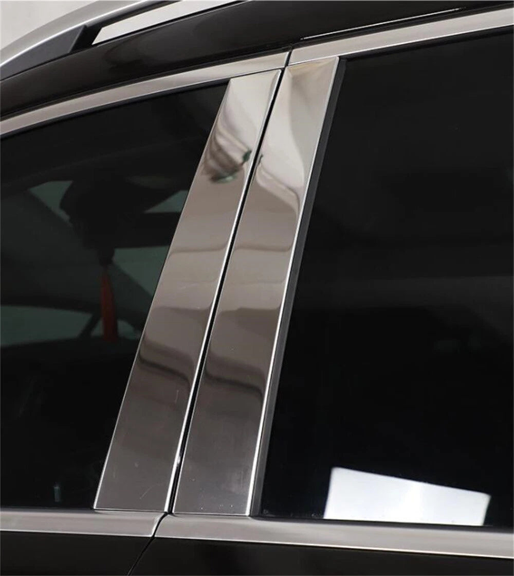 10× Alloy Window Pillar Posts Panel Door Trim for Benz GLE GLS Class X167 (2020–2022)