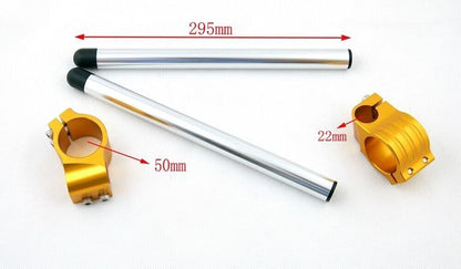 50mm Stub Handlebars for Ducati Monster, Aprilia RSV Mille (2000-2023)