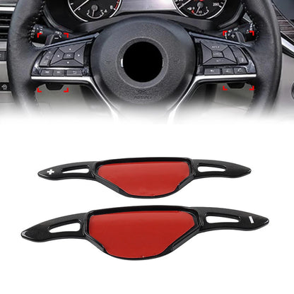 Black Steering Wheel Paddle Shifter Extensions for Nissan Infiniti QX50 (2014-2020)