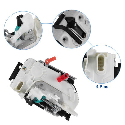 Front Left Right Car Door Lock Latch Actuator for Jeep Wrangler (2007-2018)