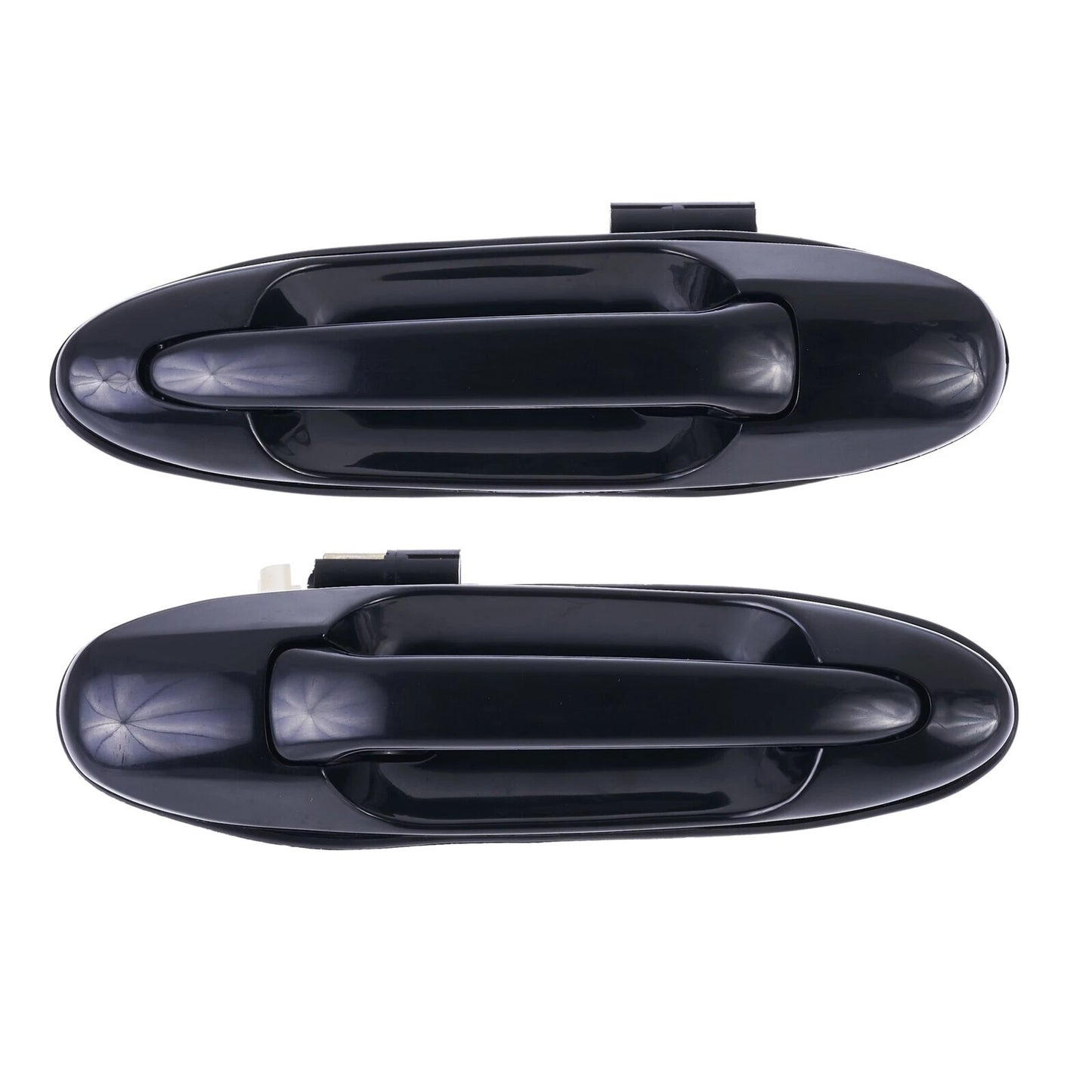 2 x Rear Outer Door Handles Black for Toyota Land Cruiser 100 (1998-2007)